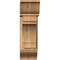 Ekena Millwork Merced Traditional Rough Sawn Bracket w/ Offset Brace, Western Red Cedar, 8"W x 22"D x 26"H BKT0806X22X26MRC01RWR - alternate 4